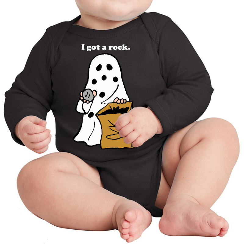 Hot Trend I Got A Rock. Halloween Great Pumpkin Long Sleeve Baby Bodysuit | Artistshot