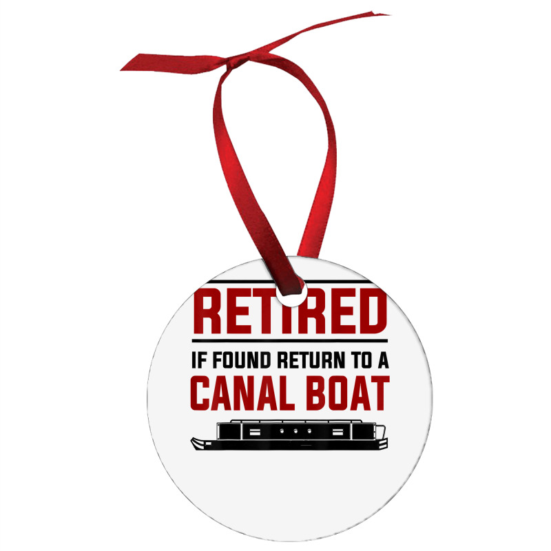 Canal Boat Idea For Women & Uk Narrowboat Retirement T Shirt Ornament | Artistshot