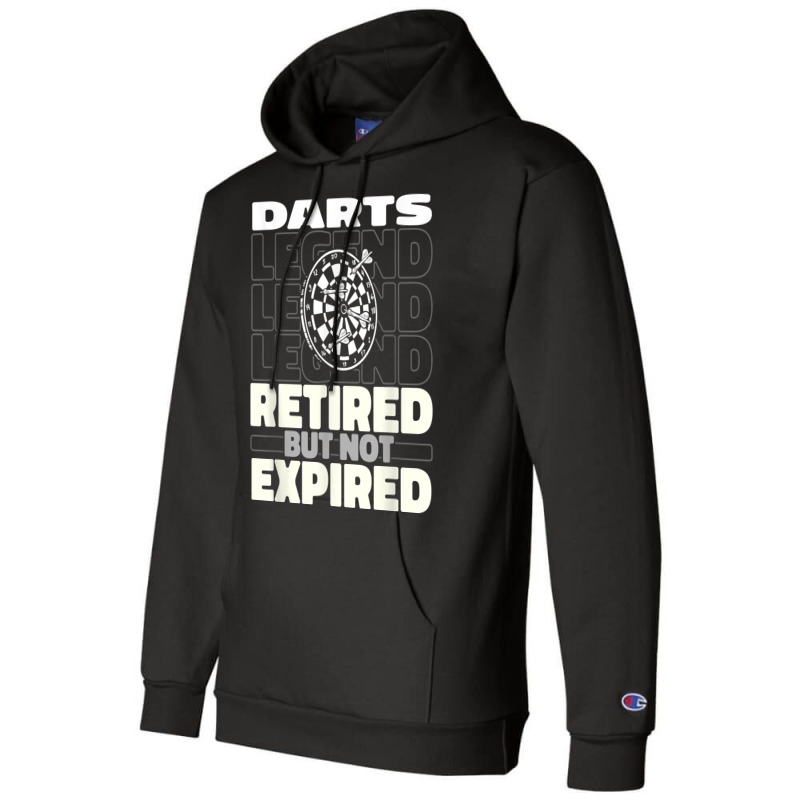 Darts Retired Dartboard   Arrow Darting T Shirt Champion Hoodie by araceliphexy | Artistshot