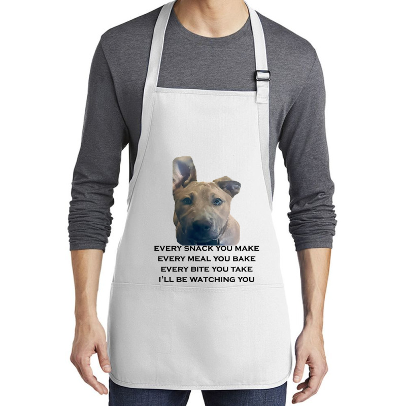 Barley I'll Be Watching You T Shirt Medium-length Apron | Artistshot