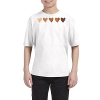 Diversity Heart Skin Tones Black Pride Melanin Kindness Gift T Shirt Youth Tee | Artistshot