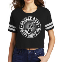 Double Bass Profi Mode On   Contrabass Double Bassist T Shirt Scorecard Crop Tee | Artistshot