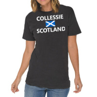 Collessie Scotland Scottish Flag City T Shirt Vintage T-shirt | Artistshot