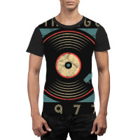 Limited Edition Vintage 1977 Birthday Vinyl Retro Turntable Dj Graphic T-shirt | Artistshot