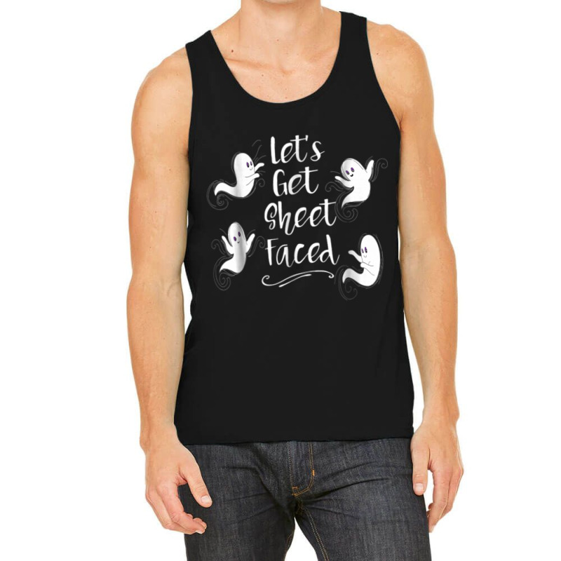 Lets Get Sheet Faced  Funny Halloween Costume Gift Tank Top | Artistshot