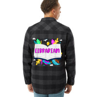 Librarian Appreciation Book Lover Bookworm Reading Gift Flannel Shirt | Artistshot