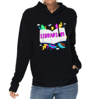 Librarian Appreciation Book Lover Bookworm Reading Gift Lightweight Hoodie | Artistshot