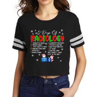 Funny Christmas Radiologist 12 Days Of Radiology Rad Tech Long Sleeve Scorecard Crop Tee | Artistshot