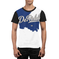 Deridder Louisiana La Map T Shirt Graphic T-shirt | Artistshot