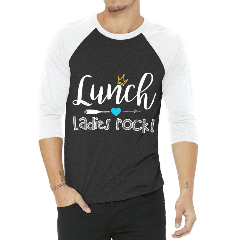 Lunch Ladies Rock! Lunch Lady Squad - Back To School Gift 3/4 Sleeve Shirt | Artistshot