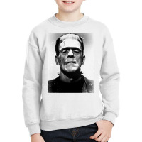 Classic Halloween Monster Poster Horror Movie Frankenstein Youth Sweatshirt | Artistshot