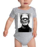 Classic Halloween Monster Poster Horror Movie Frankenstein Baby Bodysuit | Artistshot