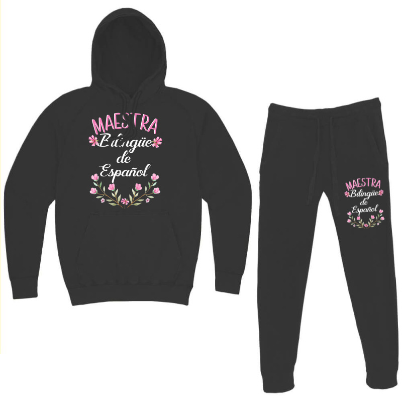 Maestra Bilingue De Espanol  Bilingual Teacher Spanish Hoodie & Jogger set by DAGUILERA | Artistshot