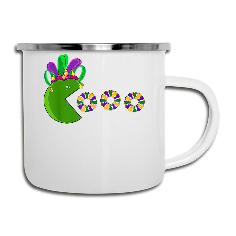 Funny Mardi Gras Hat Eating King Cakes Mardi Gras T Shirt Camper Cup | Artistshot