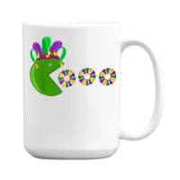 Funny Mardi Gras Hat Eating King Cakes Mardi Gras T Shirt 15 Oz Coffee Mug | Artistshot