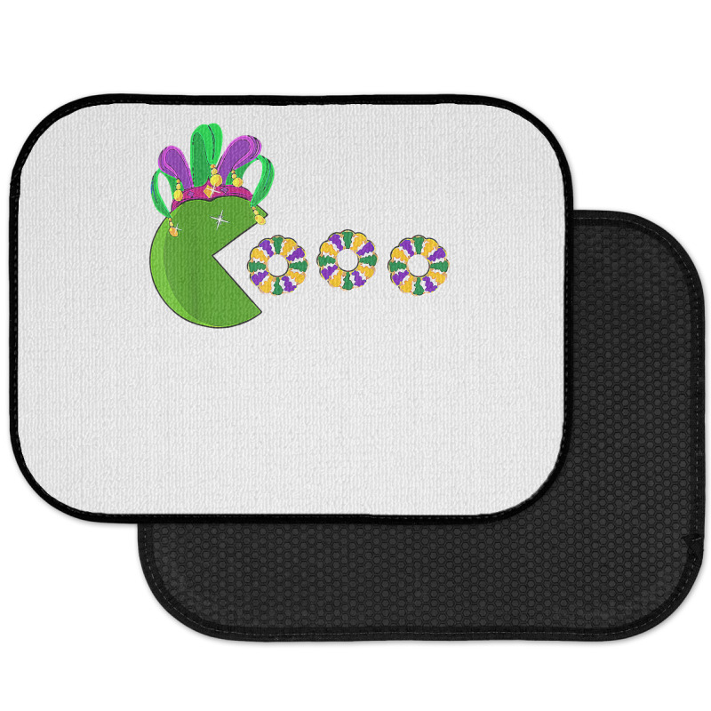 Funny Mardi Gras Hat Eating King Cakes Mardi Gras T Shirt Rear Car Mat | Artistshot