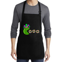 Funny Mardi Gras Hat Eating King Cakes Mardi Gras T Shirt Medium-length Apron | Artistshot