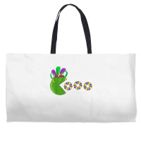 Funny Mardi Gras Hat Eating King Cakes Mardi Gras T Shirt Weekender Totes | Artistshot