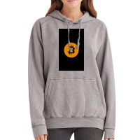 Bitcoin (black) Vintage Hoodie | Artistshot