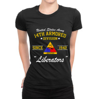 14th Armored Division Ladies Fitted T-shirt | Artistshot