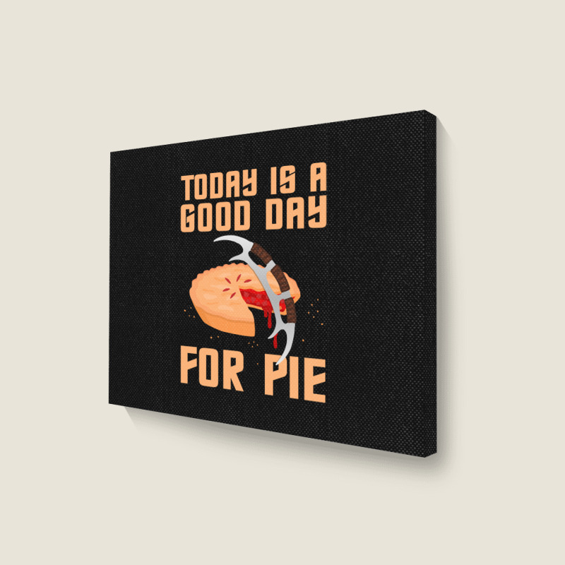 Trending Klingon Pie Landscape Canvas Print | Artistshot