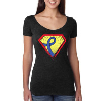 Hero  Osteogenesis Imperfecta Awareness Supporter T Shirt Women's Triblend Scoop T-shirt | Artistshot