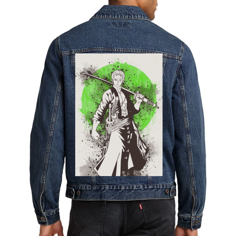 Roronoa Zoro Men Denim Jacket | Artistshot