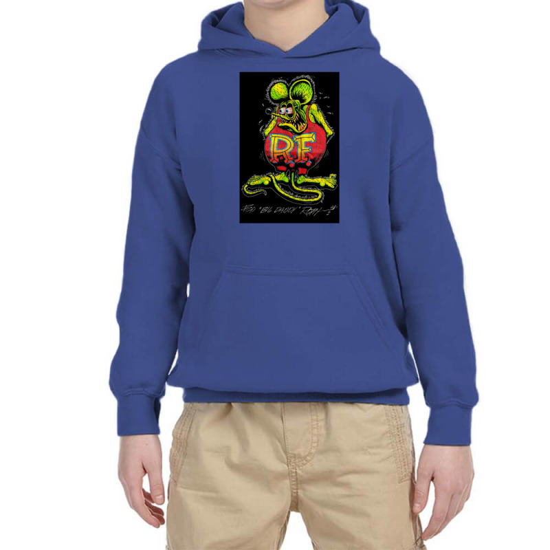 Rat F Soldier   Rat Youth Hoodie | Artistshot