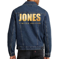 Jones Limited Edition Last Name Personalized Surname Custom T Shirt Men Denim Jacket | Artistshot