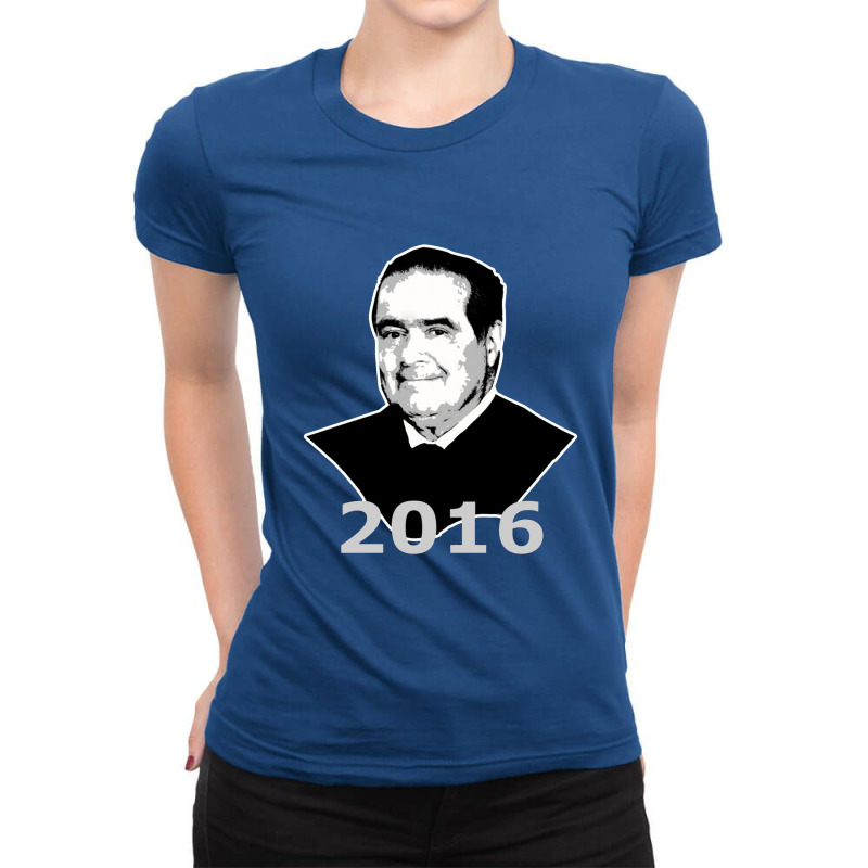 Antonin Scalia 2016 Candidate Ladies Fitted T-Shirt by coklattedy16 | Artistshot