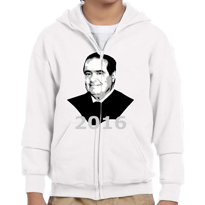 Antonin Scalia 2016 Candidate Youth Zipper Hoodie by coklattedy16 | Artistshot