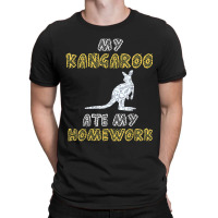 My Kangaroo Ate My Homework Wallaroo Joey Kid Back To School T-shirt | Artistshot