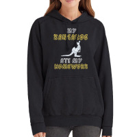 My Kangaroo Ate My Homework Wallaroo Joey Kid Back To School Vintage Hoodie | Artistshot