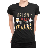 Chicken T Shirt Retro Farm Animal Chicken Ladies Fitted T-shirt | Artistshot