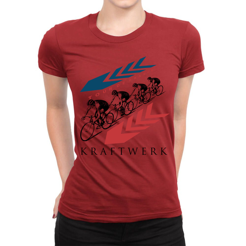 Kraftwerk Tour De France Humor Ladies Fitted T-Shirt by coopanreidism | Artistshot