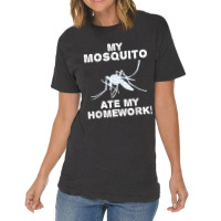 My Mosquito Ate My Homework Insect Gnat Back To School Kid Vintage T-shirt | Artistshot