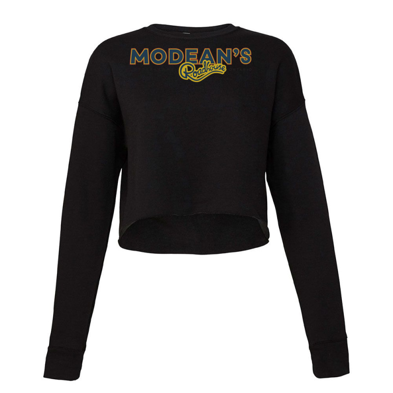 Modeans Roadhouse Retro Cropped Sweater by omaumajoty6 | Artistshot