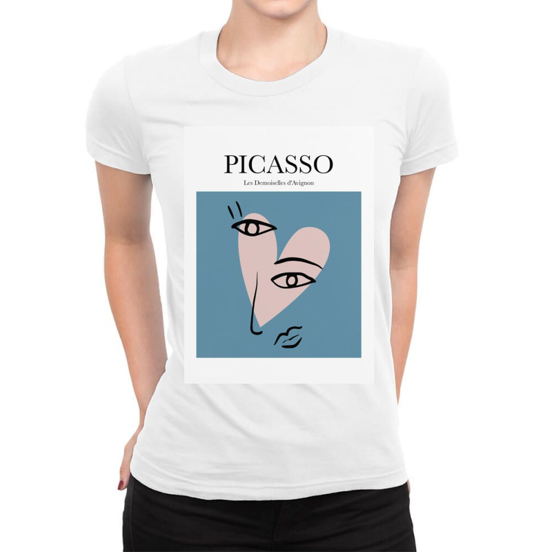 Picasso Les Demoiselles D'avignon Ladies Fitted T-Shirt by juandavis | Artistshot