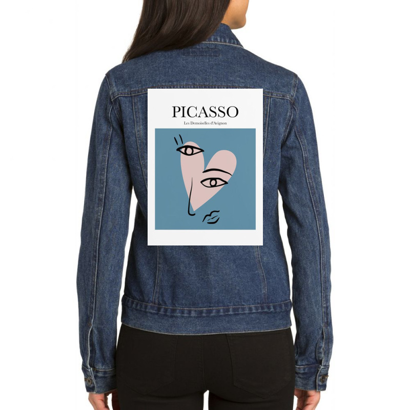 Picasso Les Demoiselles D'avignon Ladies Denim Jacket by juandavis | Artistshot