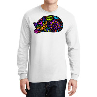 Doodley Doodlecat Sleepy 80s Long Sleeve Shirts | Artistshot