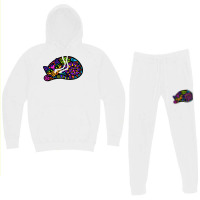 Doodley Doodlecat Sleepy 80s Hoodie & Jogger Set | Artistshot