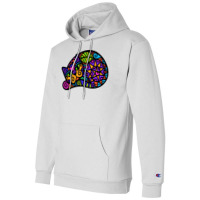 Doodley Doodlecat Sleepy 80s Champion Hoodie | Artistshot