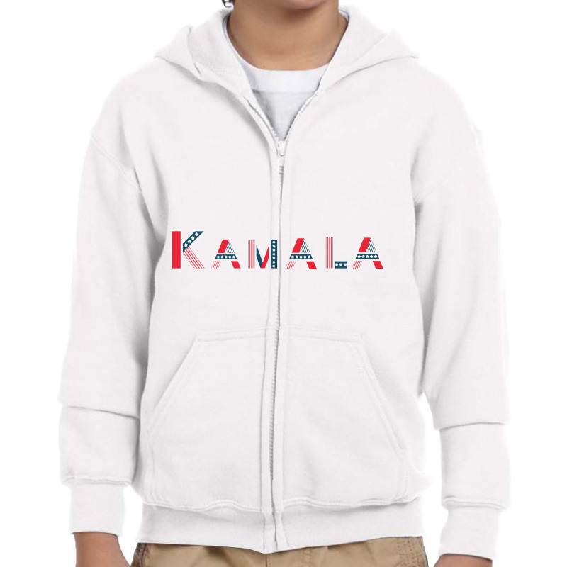 Kamala  For President Youth Zipper Hoodie | Artistshot