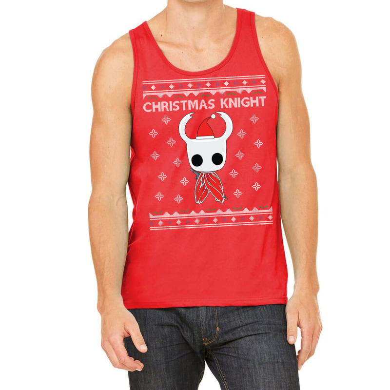 Custom Christmas Hollow Knight Knit Girl Tank Top By Bizelaciron ...