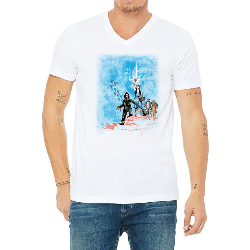 Oz Wars 70s V-neck Tee | Artistshot