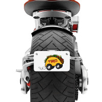 Best Taco Car Meme Motorcycle License Plate | Artistshot