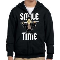 Hot Trend Smile Time Puppet Youth Zipper Hoodie | Artistshot