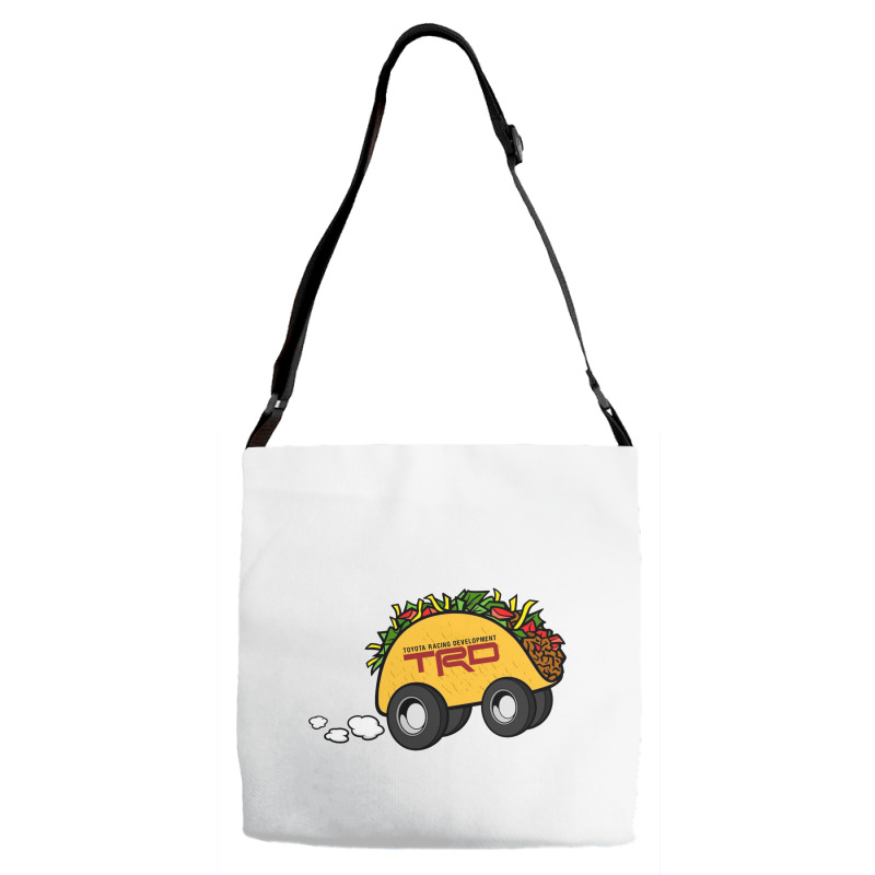 Best Taco Car Meme Adjustable Strap Totes | Artistshot