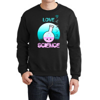 Love Science Kawaii Cute Chemistry Flask Japanese Aesthetic Vintage Crewneck Sweatshirt | Artistshot