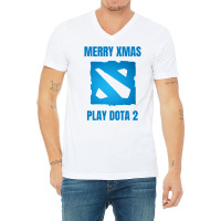 Merry Xmas Dota 2 V-neck Tee | Artistshot